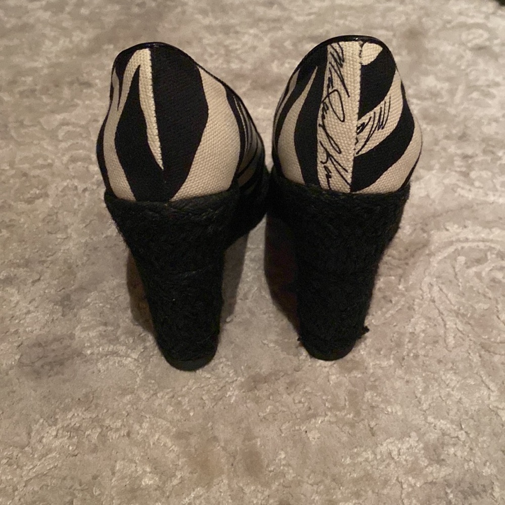Michael Kors Zebra Print Wedges - image 5